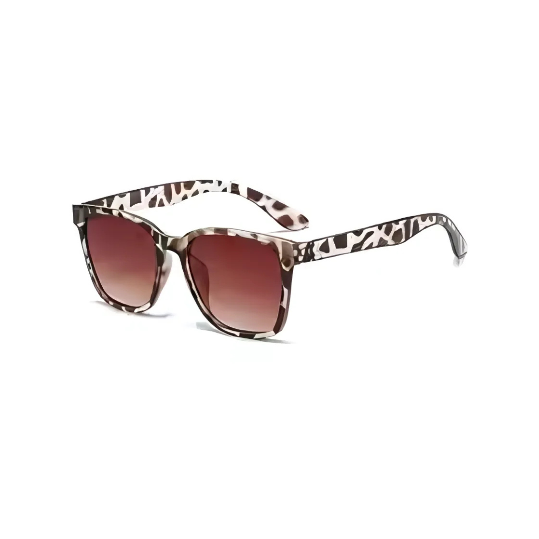 modern ladies leopard print sunglasses