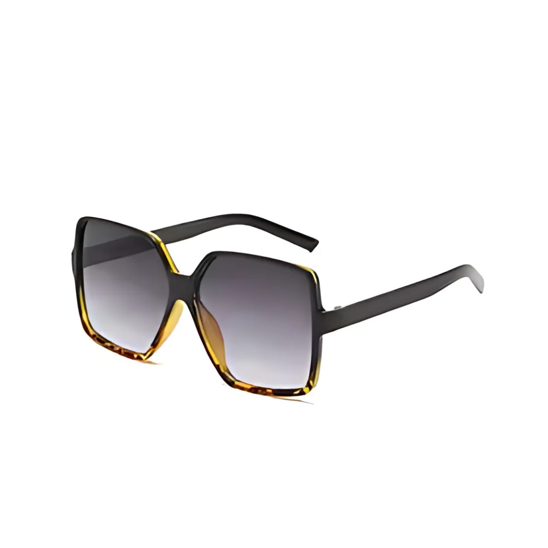 black leopard ladies modern sunglasses