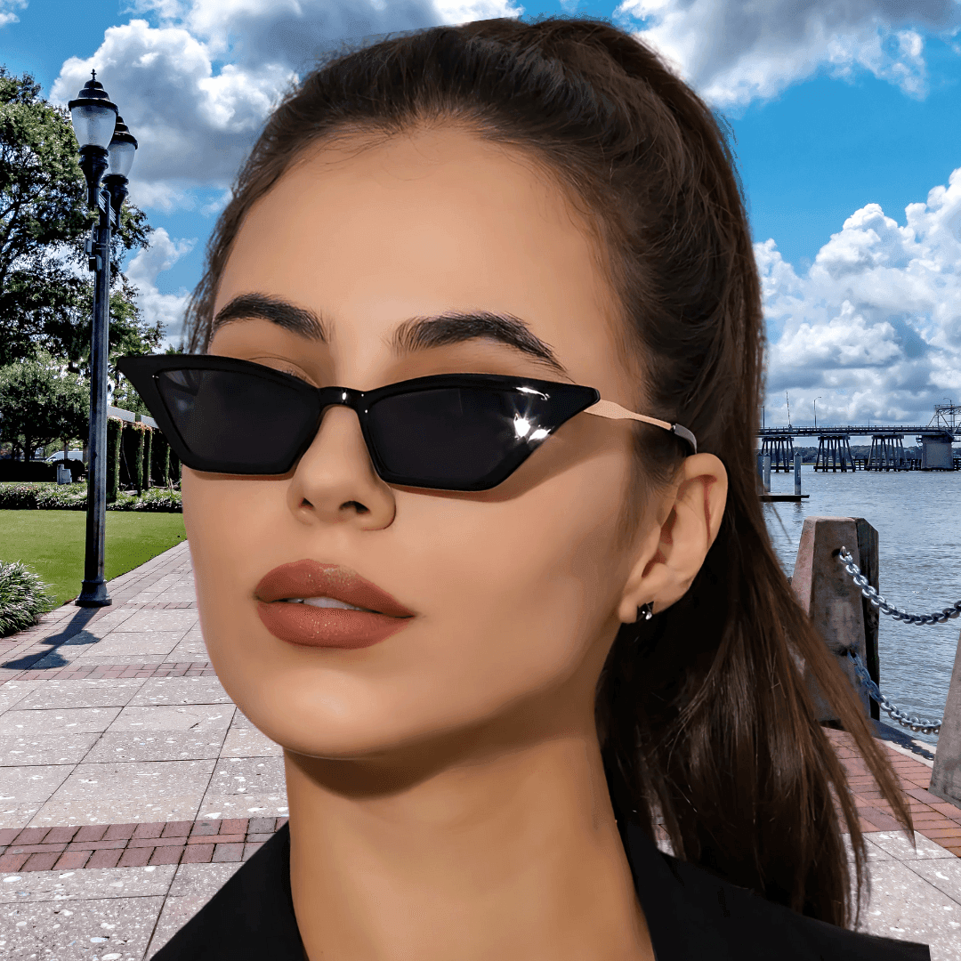 Modern cat eye sunglasses sales