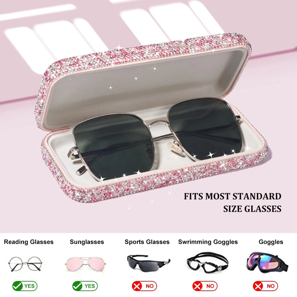 Rhinestone Crystal Sunglasses Hard Case