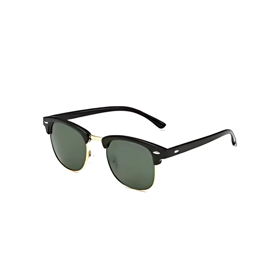 polarised unisex sunglasses semi rimless