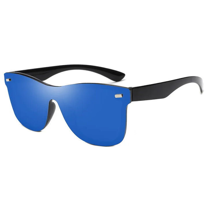 ladies blue mirror fashionable sunglasses