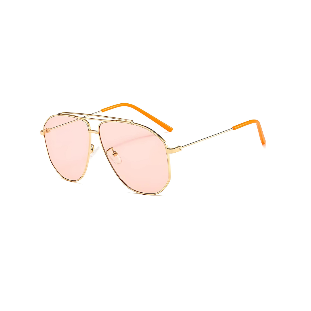 ladies pink oversize aviators