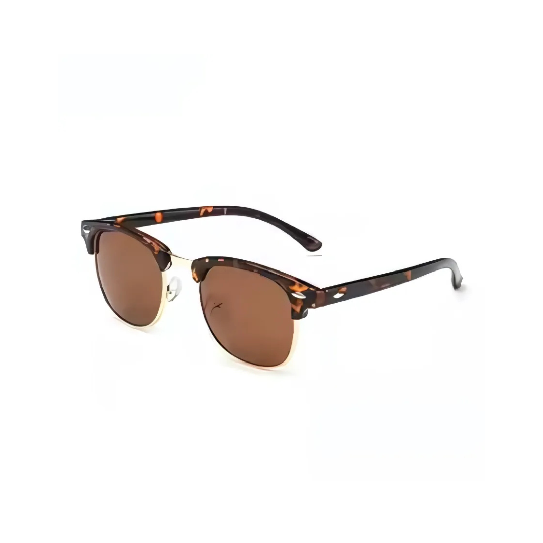 polarised leopard ray ban style sunglasses