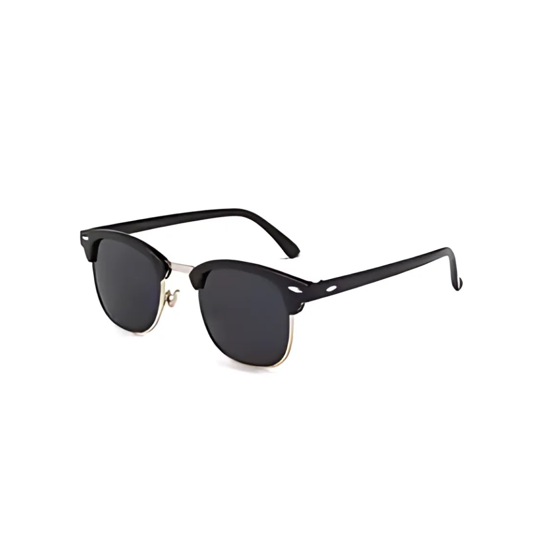 black polarised ray ban style sunglasses