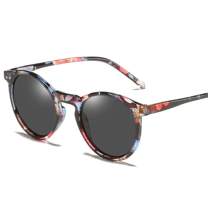 polarized round ladies sunglasses